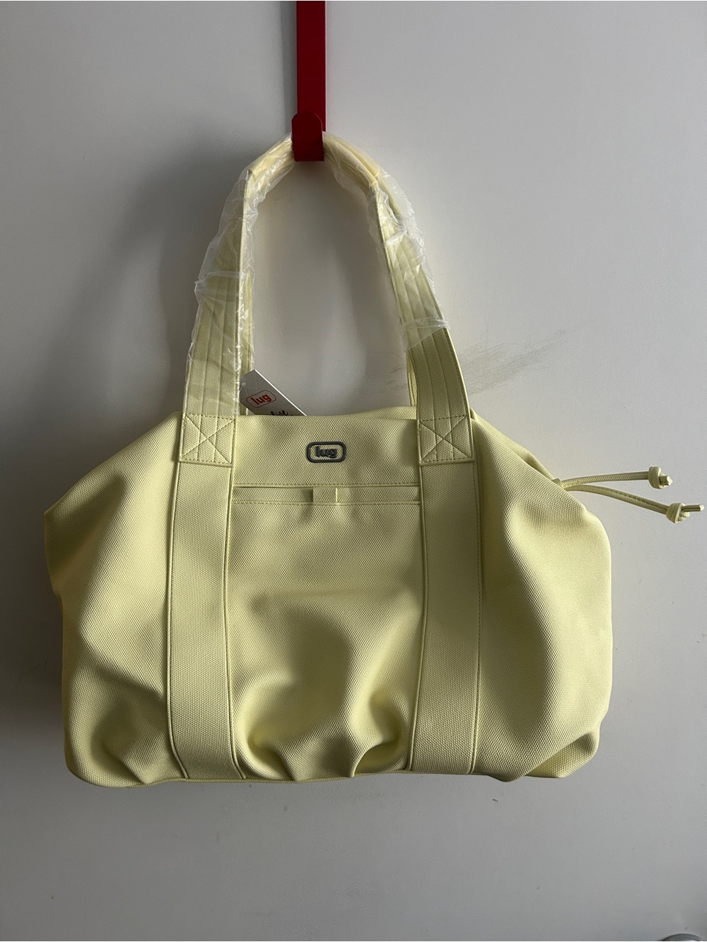 LUG PIPER MATTE LUXE HOBO TOTE BUTTERCUP NWT